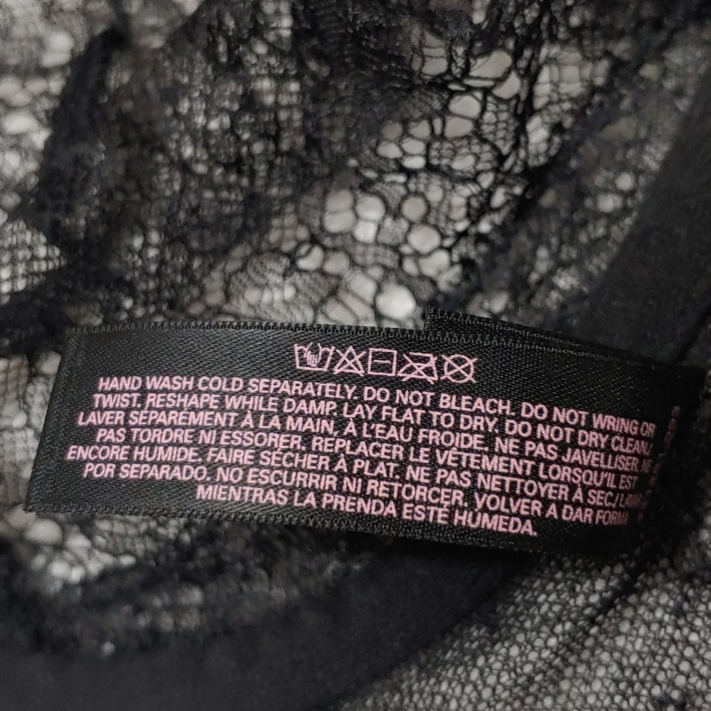 Victoria's Secret Lingerie Sheer Bra Top 34D - Picture 12 of 15